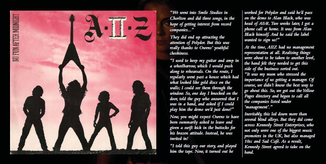 A II Z New CD Release - AIIZ, A11Z New Wave Of British Heavy Metal NWOBHM Heavy Rock Hard Rock n.w.o.b.h.m aiiz a11z