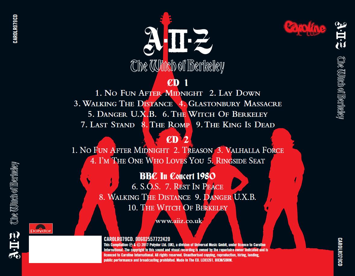A II Z New CD Release - AIIZ, A11Z New Wave Of British Heavy Metal NWOBHM Heavy Rock Hard Rock n.w.o.b.h.m aiiz a11z